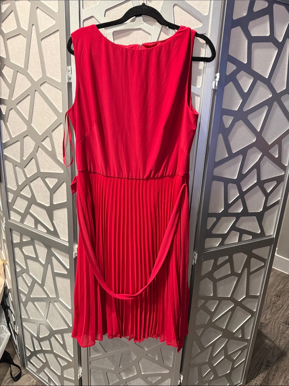Lauren Ralph Lauren Red Dress with Green Label